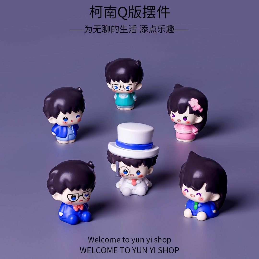 Sustainable Living Products - Miniaturas de Resina do Detetive Conan,